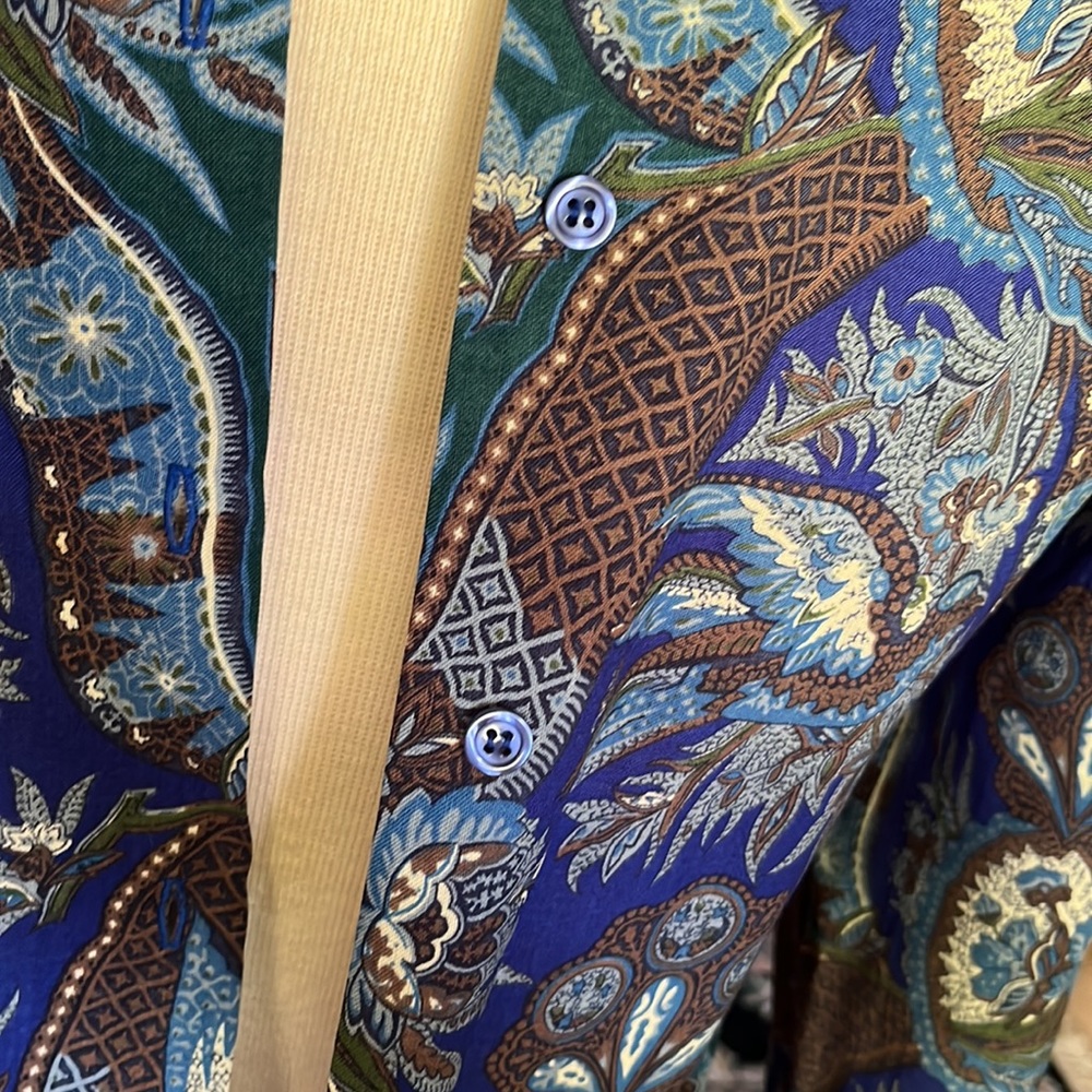 Blue Patterned Jacket - Picture 6 of 6